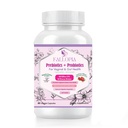 Probiotics for Women with Prebiotics Cranberry D-Mannose Digestive Enzymes & Hibiscus 34 Strains 100 Billion CFU Feminine Care Supplement for Vaginal Gut Urinary Health and pH Balance Support
