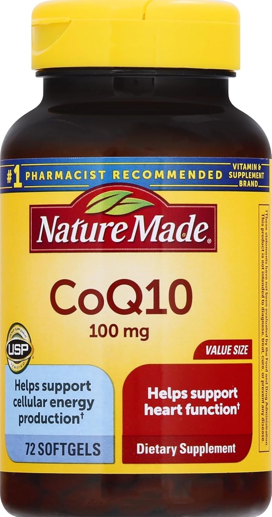 CoQ10 100 mg Softgels, 72 đếm kích cỡ giá trị cho tim