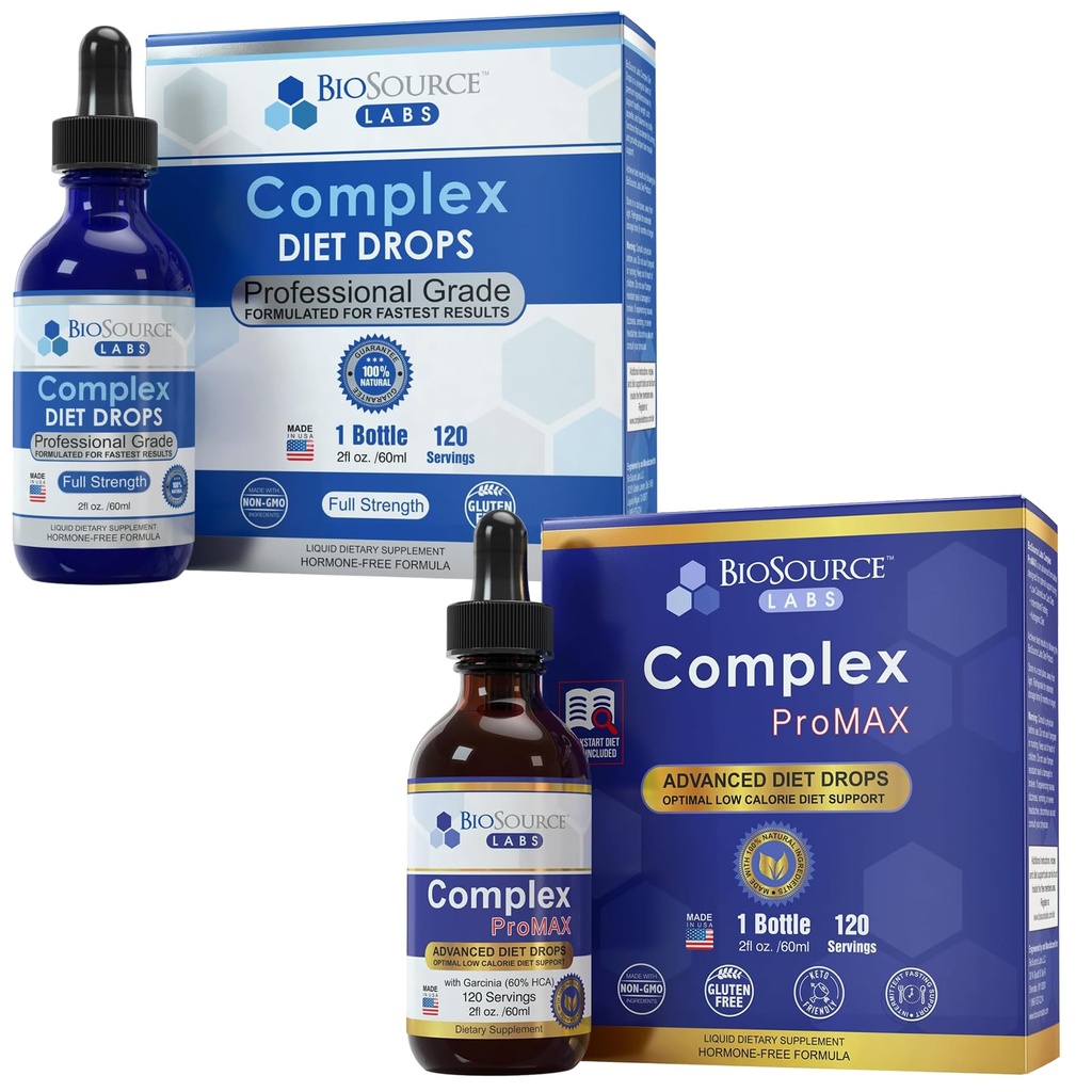 BioSource Labs Diet Drops Pack - 1 Bottle Complex Diet Drops, 1 Bottle Complex ProMAX
