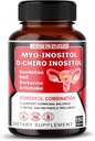 Myo-inositol + D-ChiriInosol – 150 Capsules - ร่วมกับ Folate, NaC, Berberine, CoQ10, และ Detox Bleendd - สนับสนุน ฮอร์โมเนียล ดุลยภาพ & Metambolic Fellies – Not-GMOMMO, Glouten-Office