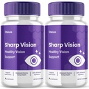 (2 Pack) Sharp Vision Capsules, SharpVision Supplement Premium Advanced Maximum Strength Formula, Sharpe Vision Healthy Eyes Support Natural Ingredients Vitamins Pills, Sharper Vision Reviews (120 ct)