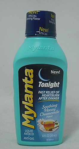 Mylanta at Night Antacid, Honey-Chamomile, 12 Ounce by Mylanta