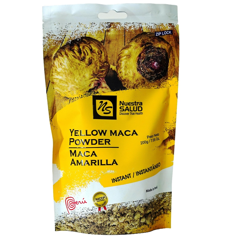 Maca Root Powder Unleash The Power of Peruvian Yellow Maca Super Food (200g) 100% Natural