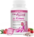 Essential Source Triactive Biotics for Women – Probiotics for Women with 18 Strains, Organic VitaFiber Prebiotic & Cranberry for Digestive, Immune, Urinary & Vaginal Health – 30 Capsules