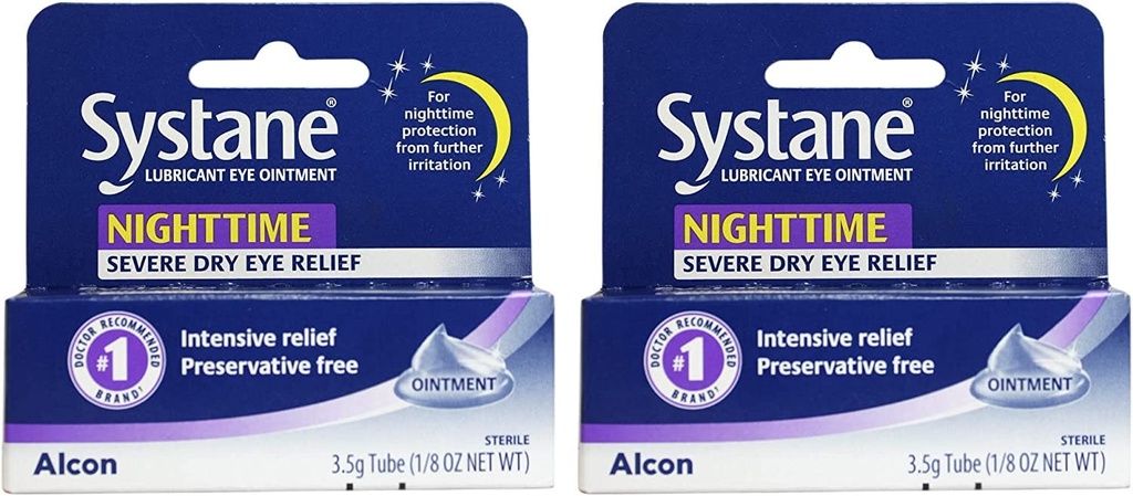 Systane Nighttime Eye Ointment for Dry Eyes (2 Pack)