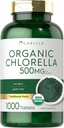 Carlyle Chlorella Tablets Organic 500 mg | 1000 count , Vegetarian, Non-GMO, and Gluten Free supplement