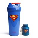 Smartshake DC Comic Bundle - Superman Protein Shaker – 800ml Leakproof Shaker Bottle & 110ml BPA-Free Funnel for Protein Powder