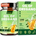 Oil Of Oregano with Black Seed Oil - 20000mg Oregano | 17 in 1 Herbal Blend with Probiotic, 20x Strength Carvacrol & Thymoquinone | For Immune, Antioxidant & Digestive, 120 Liquid Phyto-Capsule