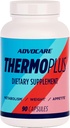 AdvoCare ThermoPlus Vitamina & Herbal Dietary suplementari - Suports de salut i Metabolisme * - Conté Thimina, Sage Extract i Extreu te d'os - 90 Capules