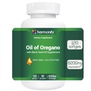 Oil of Oregano with Black Seed Oil Supplement for Immune & Digestive Support, Black Seed Oil, Oregano Oil Supplement, 120 Softgels, 60 Day Supply, Non-GMO & Gluten Free