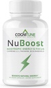 Caffeine Pills 100mg with L-Theanine & B12 – Natural Energy + Focus Supplement – Clean Energy Pills for Men & Women – Caffeine L Theanine Nootropic – 60 Vegan Capsules