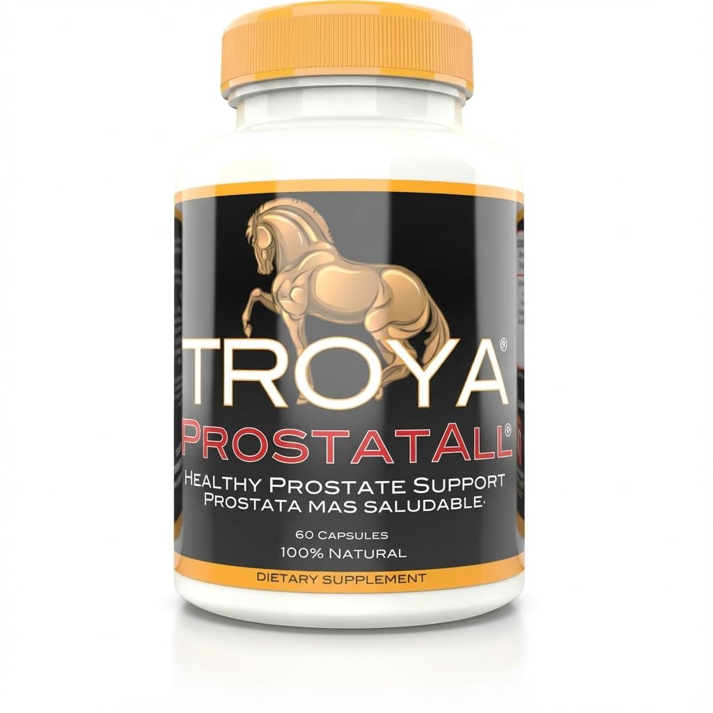 TROYA Supplement – Saw Palmetto, Zinc, Stinging Nettle & Pumpkin Seed Extract – 60 Capsules – Supports Prostate Health & Urinary Function
