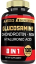 7000 מ"ג Glucosamine Chondroitin MSM עם תוסף Immune - תמיכה העצם, בריאות משותפת, מערכת החיסון ובריאות כוללת - 100 קפסולות