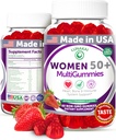Lunakai USA Made 50 Plus Qadın Multivitamin Gummies - - Sağlamlıq və Vitality üçün Essential Vitaminlər və Minerallər ilə dəstəkləyir - 60ct