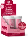 Stupefacente erba Electrolyte compresse, Fizzy Greens acqua aromaing Tablet con vitamine, Hydrate Strawberry Lemonade, 10 conte (Pack of 6) (Packaging May Vary)