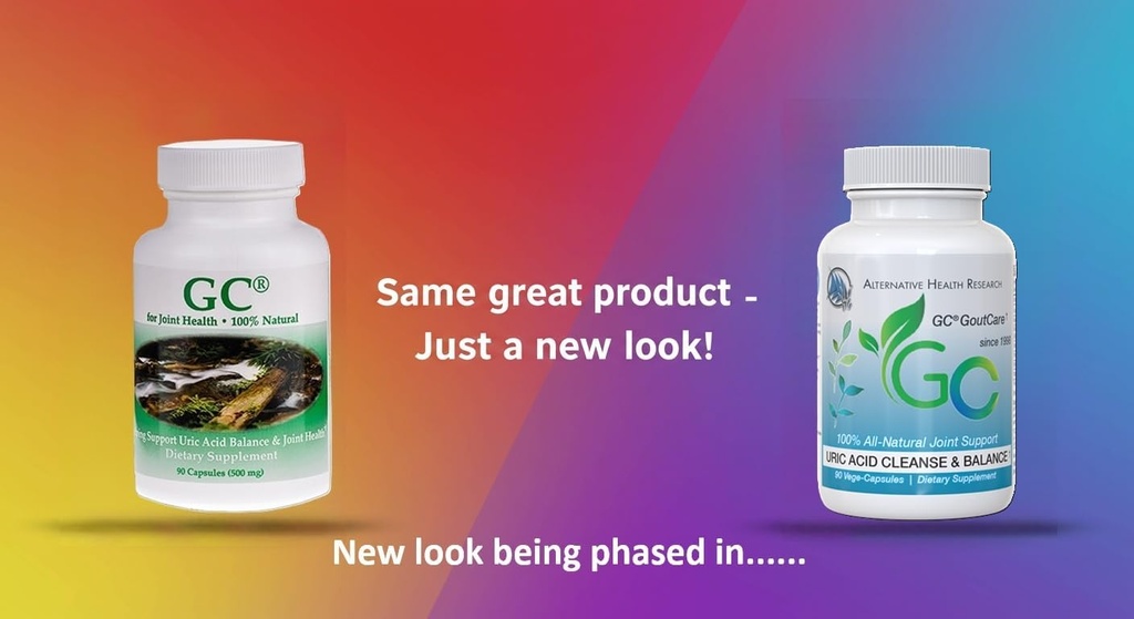 GC out GoutCare: Uric Acid Контроль Uric Acid Дисципція Спільне Здоров'я Supplemented Relief з Turmeric, Celery Seed Extract, Milk Thistle and More...