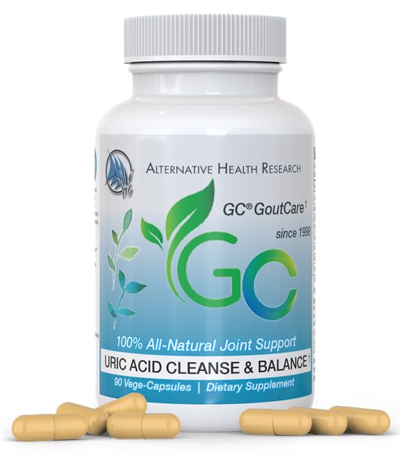 GC® GoutCare: Uric Acid Control | Uric Acid Prevention | Joint Health Supplement | Joint Relief | with Turmeric, Celery Seed Extract, Milk Thistle and More | 90 Capsules per Bottle | Non-GMO