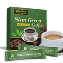 WinsTown Green Coffee Bean Extract Powder Instant Coffee – Gluten-Free Green Coffee Bean Extract Supplements with Ginseng & Ganoderma, 180g (18 Sachets)