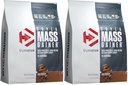 Dymatize Super Mass Gainer Protein Powder, Rich Chocolate, 52g Protein, 1g Creatine, 1280 Calories, 10.7g BCAAs, 245g Carbs, Contains Whey_Protein Powder, Isolate, and Casein (16 Servings) (Pack of 2)