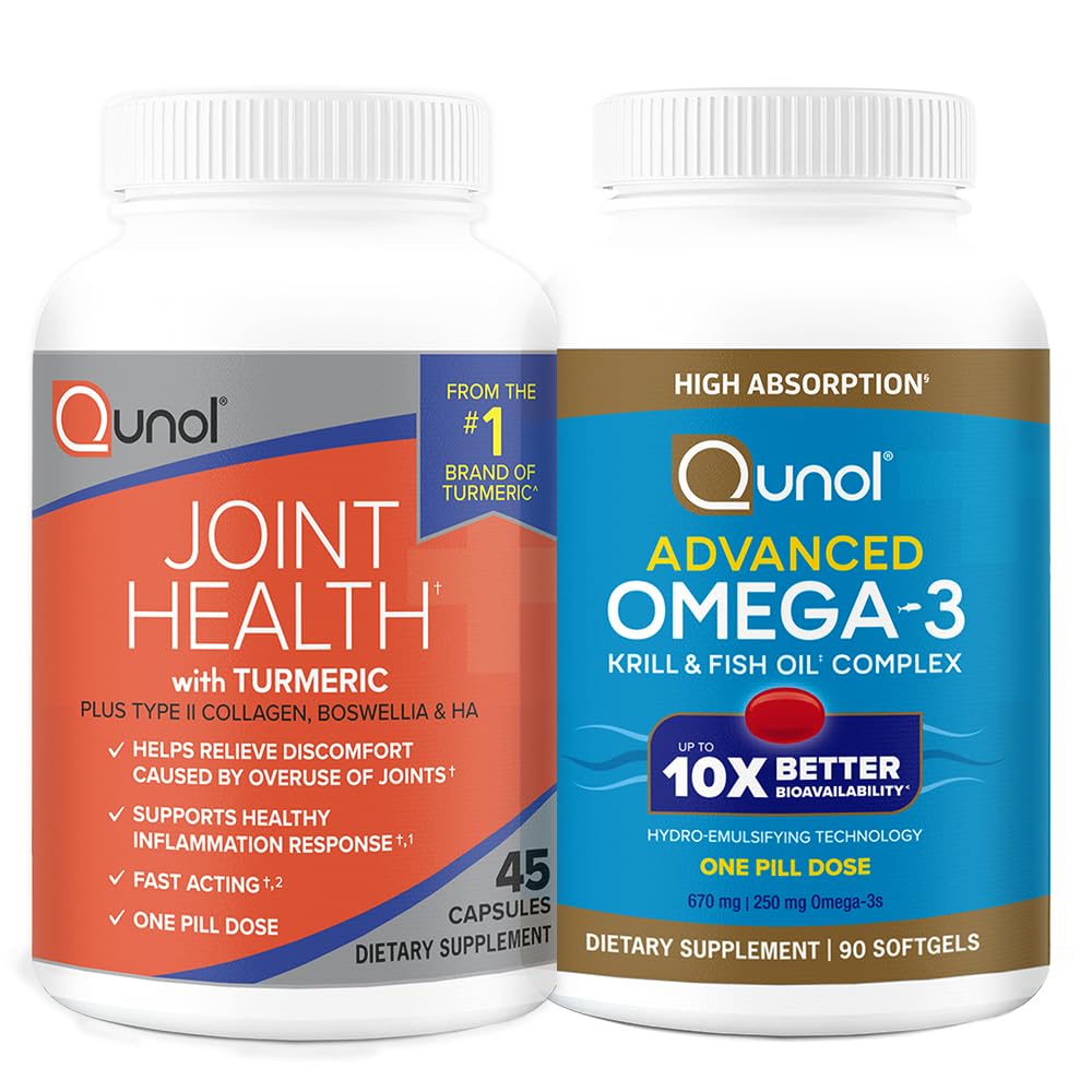 Joint Support & Omega-3: 5-in-1 Joint Support, 45 Tablets & Advanced Omega 3, 90 Softgels
