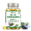 Oil of Oregano Capsules with Black Seed Oil, Oregano Oil Softgels with Carvacrol & Thymoquinone, Immune & Digestive Support, Non-GMO Herbal Supplement, 60 Softgels (New & Old Packaging Mixed)