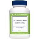 The Vitamin Shoppe Oil of Oregano 45mg - Immune System Support | 70% Carvacrol Super Strength | 120 Veggie Caps | Wild Mediterranean