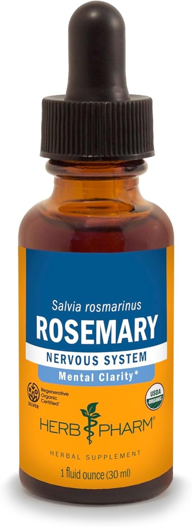 Βότανο Pharm Certified Organic Rosemary Liquid Extract, 1 Fl Oz (Packaging May Vary)