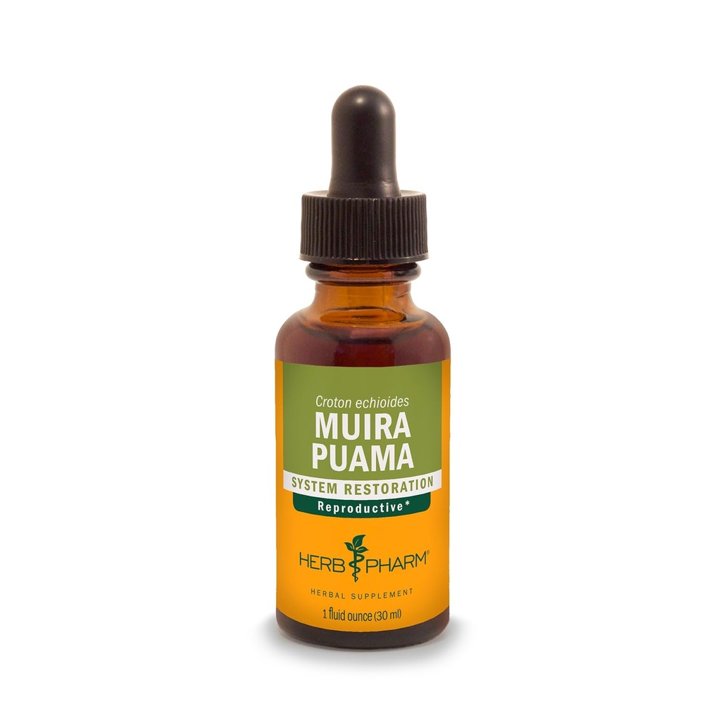 Herb Pharm Muira Puama Liquid Extract for Traditional Reproductive System Support, 1 Oz*