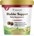 NaturVet Bladder Hỗ trợ cho chó, 60 ct Soft Chews, sản xuất ở Mỹ với nguồn toàn cầu di trú