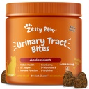 Zesty Paws Cranberry Urinary Tract Bites for Cats - Kidney & Urinary Tract Health - Soft Chews with D-Mannose, Vitamin B6 & L-Arginine - Immune & Gut Support - Bacon - 60 Count