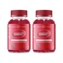 GeriCare Cranberry Gummies, Compare to AZO Naturally Sourced Cranberry Extract for UTI & Bladder Health, Antioxidant Support, Non-GMO, Gluten-Free, Vegan, Gelatin-Free, 60 Count (2 Pack)