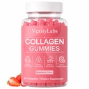Vexity Labs Collagen Gummies, Collagen Bruising Supplements, Enhance Skin Barrier, Strengthen Nails & Hair, Fade Fine Lines, Boost Energy, Vegan, No Additives, 60 Gummies (1)