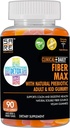 CLÍNICA DAILY Fibra Max, Vegan pastilhas de alta fibra para adultos e crianças. Alívio de Obstipação para Adultos e Crianças. Prebiótico Inulin Fiber Supplement Gummies. 90 gomas laxantes sem glúten para reparação de gut