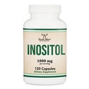 Inositol Capsules (Myo Inositol) 1000mg Health Support for Women 120 Count (No Fillers, Vegan Safe, Gluten Free) by Double Wood