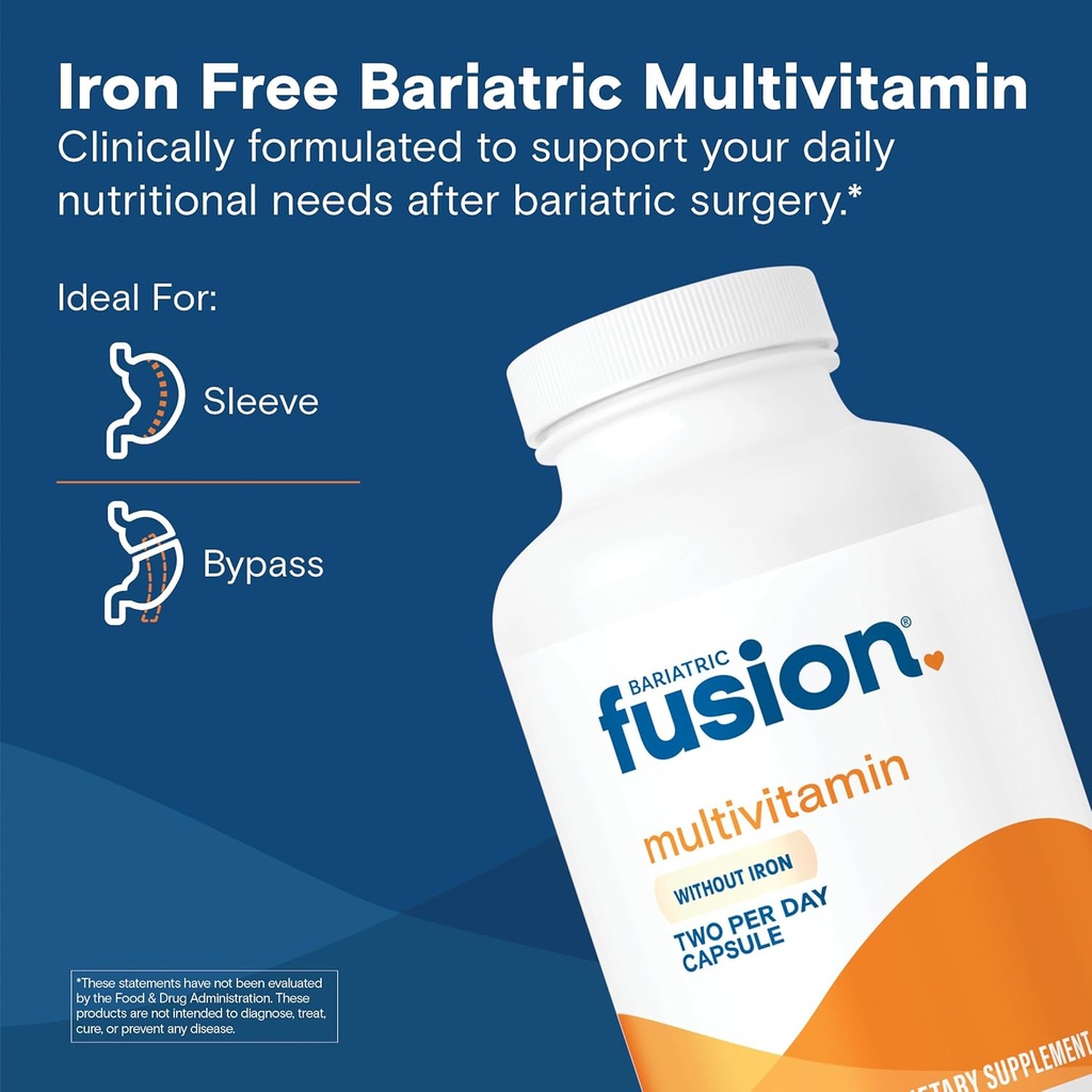 Bariatrische Fusion Bariatrische Multivitamine zonder Ijzeren Post Bariatrische Chirurgie Patiënten 