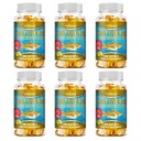 Germa Cod Liver Oil Natural Dietary Supplement. 100 Capsules. Pack of 6