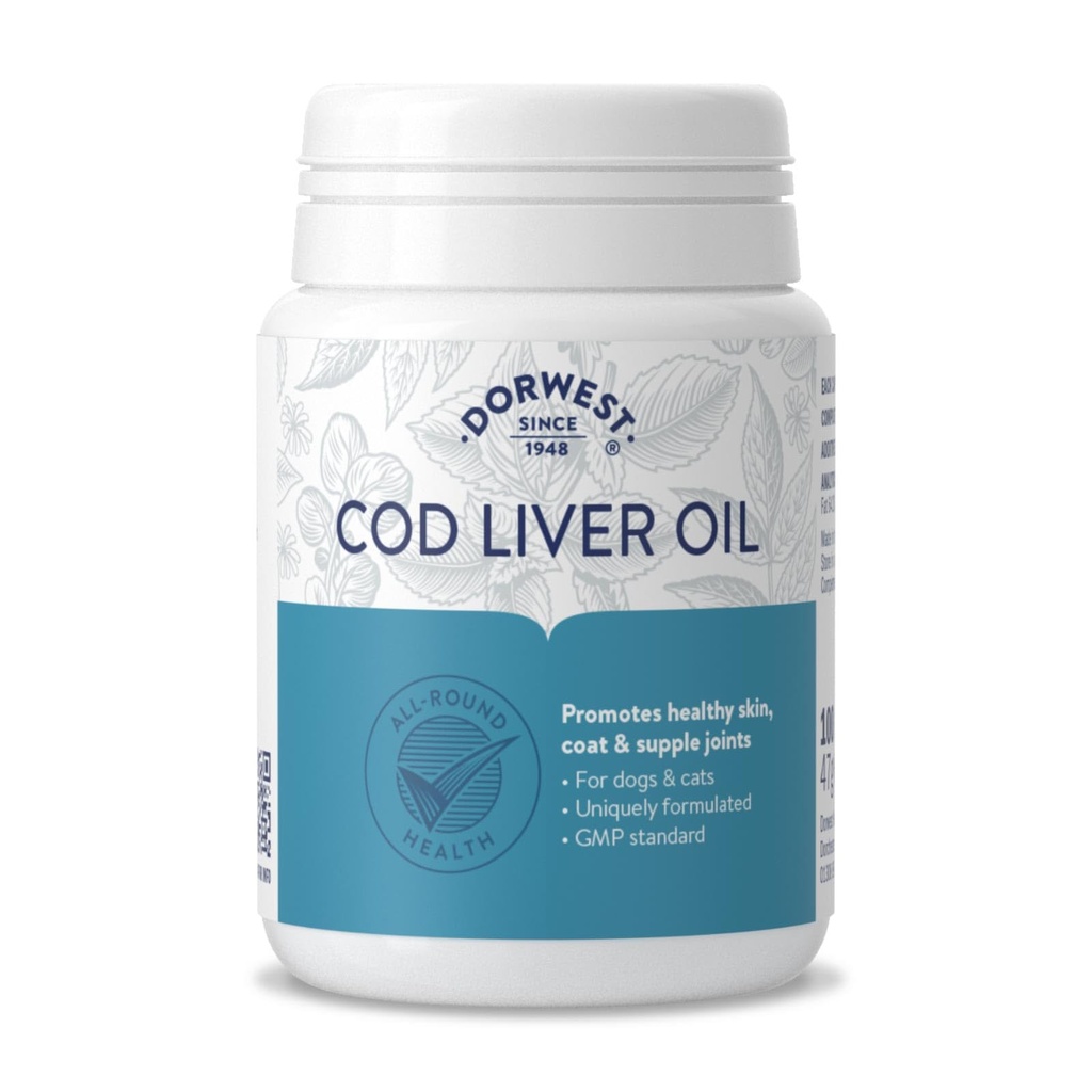 Dorwest Cod Liver Oil Capsules for Pets