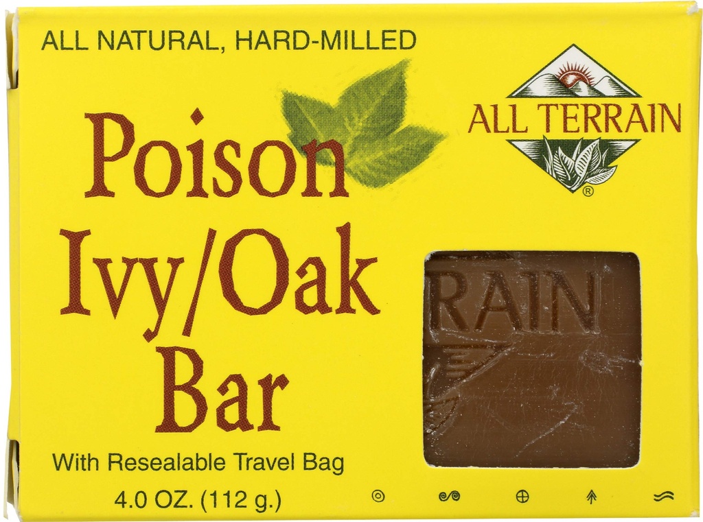 All Terrain Natural Poison Ivy Oak Relief, To Cleanse & Soothe Itchy & Irritated Skin