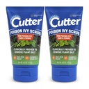 Cutter Poison Ivy, Oak, and Sumac Scrub - Fast Itch Relief, Gentle Cleansing, Natural Exfoliation for Soothing Skin Care, Fragrance-Free. Outdoor Essential for Hiking, Camping, Hunting, and Gardening.