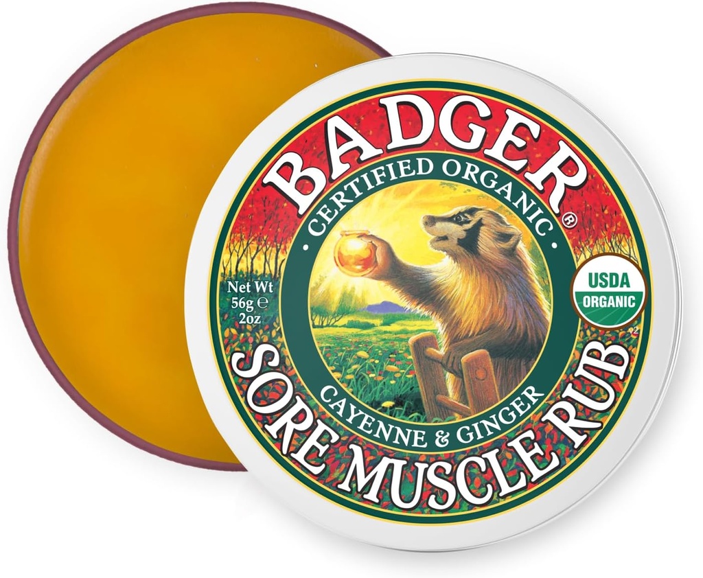 BADGER אורגני Sore שריר רובטין, 2 OZ