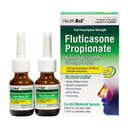 HealthA2Z® Fluticasone Propionate Nasal Spray | 50 mcg per Spray | 24 Hour Allergy Relief | 144 Sprays | 0.62 fl oz. (18.2mL) (0.62 fl oz. (Pack of 2))