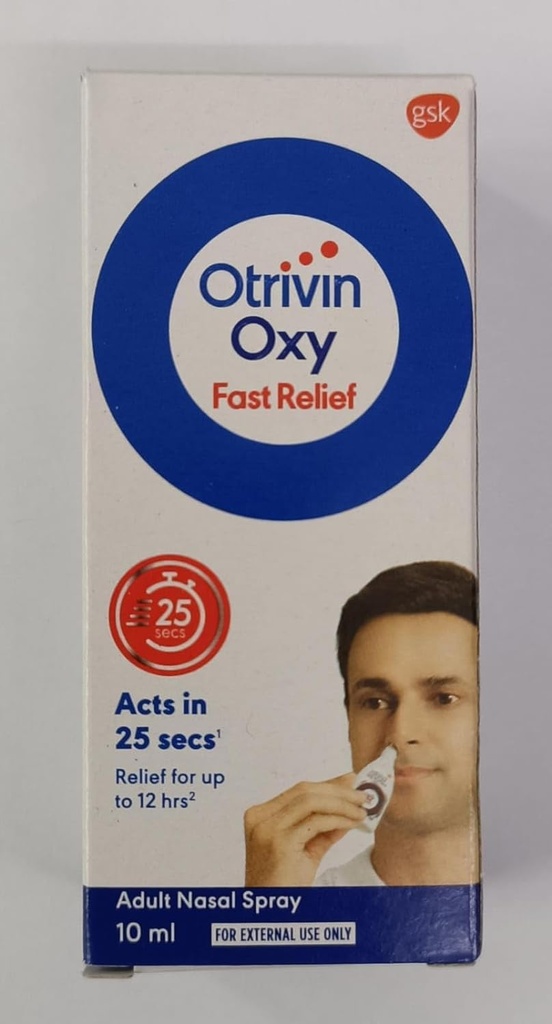6 x Otrivin Oxy Fast Releif Adult Nasal Spray