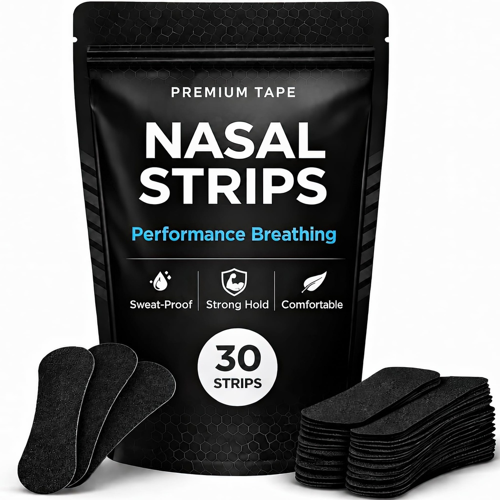 Nasal Strips for Breathing, Snoring & Sleeping (30 Count) – Universal Fit