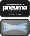 Pneuma Nasal Strips – Performance Powerlite – Extra Strength Nose Strips for Breathing & Oxygen Intake – Athletic Nasal Strips for Running, Snoring Relief & Better Sleep – Nose Breathing Strip