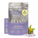 BOND Thyroid Complex, Thyroid Support Supplement for Women & Men, Selenium 200mcg, L-Tyrosine 500mg, Natural Energy & Metabolism Booster with Zinc & Rhodiola Extract, Iodine Free - 60 Capsules (2/day)