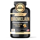 gflow vitamins Bromelain 500 mg 2,400 GDU/g | Pineapple Enzyme for Digestion - Proteolytic Enzyme | Made in The USA