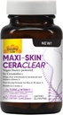 乡村生活 Maxi-Skin CeraClear, 60 Vegan Capsules – 临床研究 Konjac 根切片以支持清除,水化皮肤和改善超皮化 – Gluten Free, Vegan, Kosher