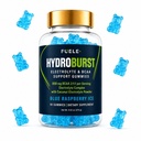 Electrolyte Gummies with BCAA 2:1:1 – Sugar Free Hydration Support Gummies with Potassium, Magnesium & Sodium, Coconut Electrolyte Powder – Vegan Blue Raspberry Gummies (90 Count)