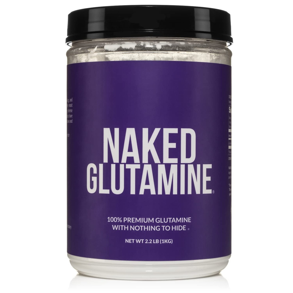 Pure L-Glutamine Made in the USA - 200 Servings - 1,000g, 2.2lb Bulk, Vegan, Non-GMO, Gluten and Soy Free. Minimize Muscle Breakdown & Improve Protein Synthesis. No Additives