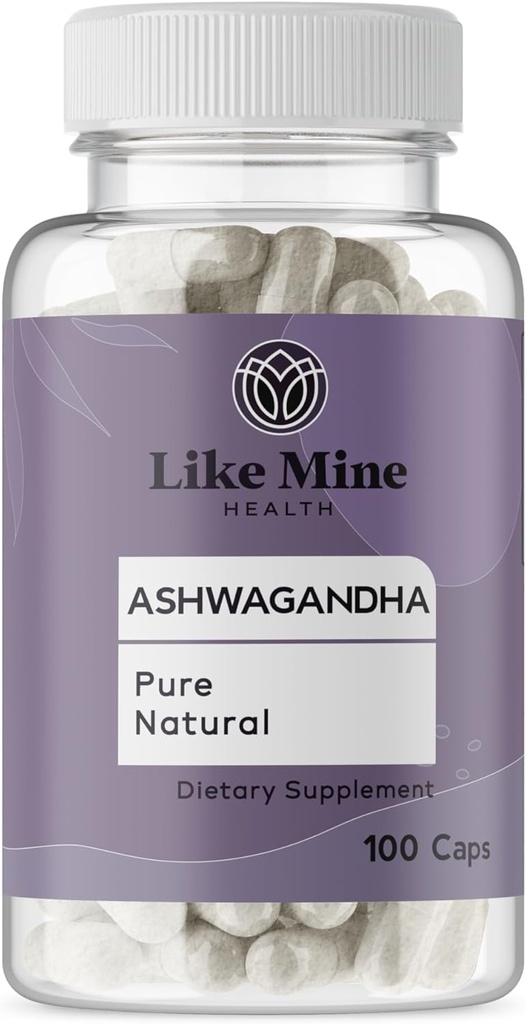 Rovnako ako Mine Ashwagandha (100 Kapsule), No Fillers, Pure & Natural, Bylinné doplnky pre ženy